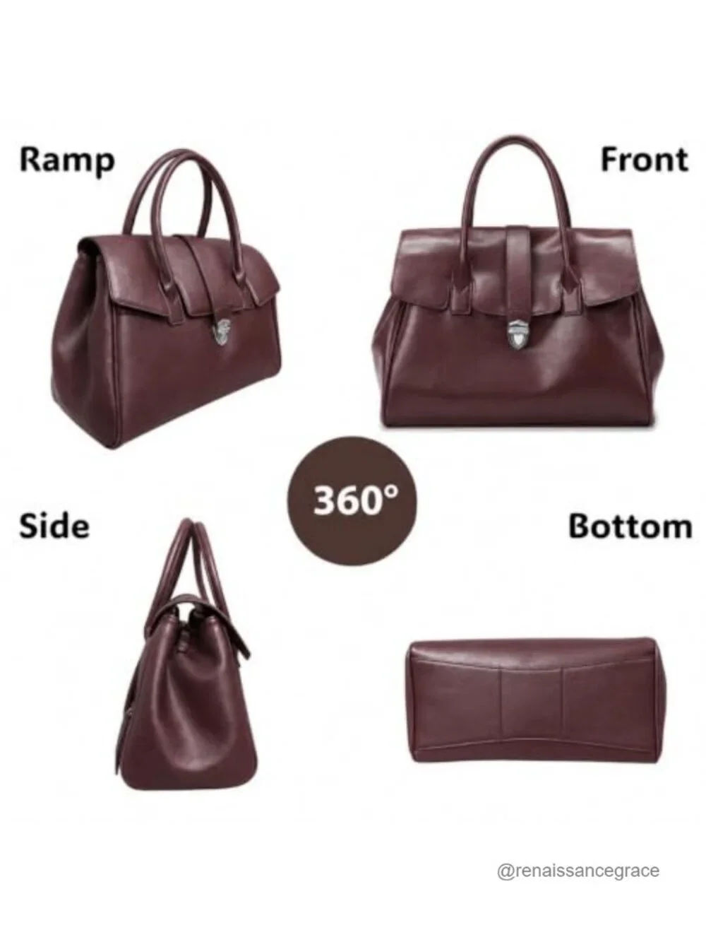 Women's Large Slouchy Hobo Satchel Bag Vegetable Tanned Leather